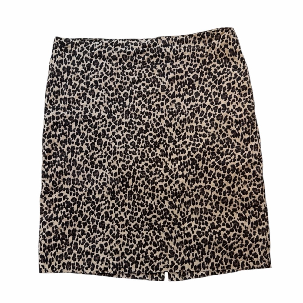 Talbots Leopard Print Skirt
